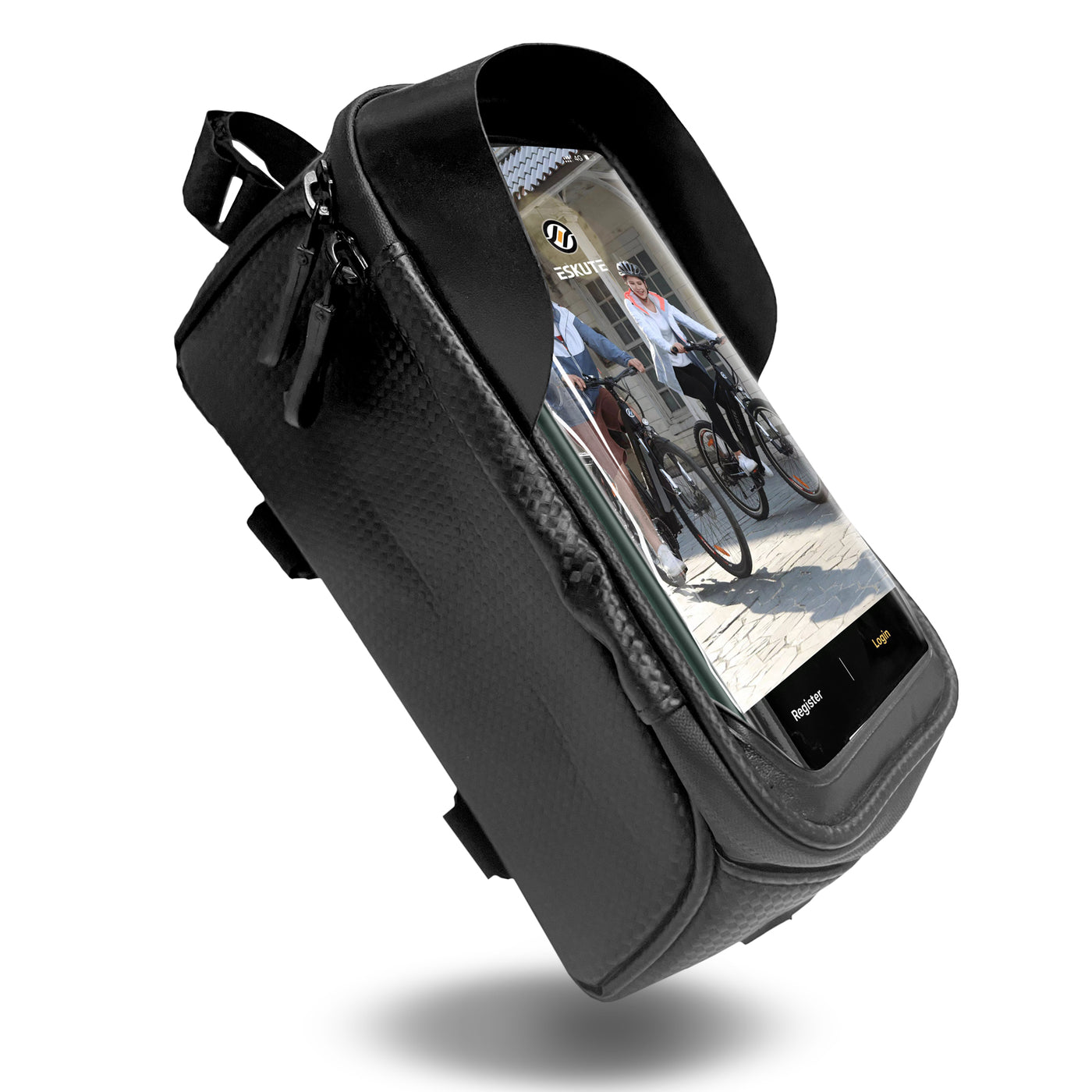 Sacoche sac de selle + housse étanches vélo VTT outils smartphone téléphone